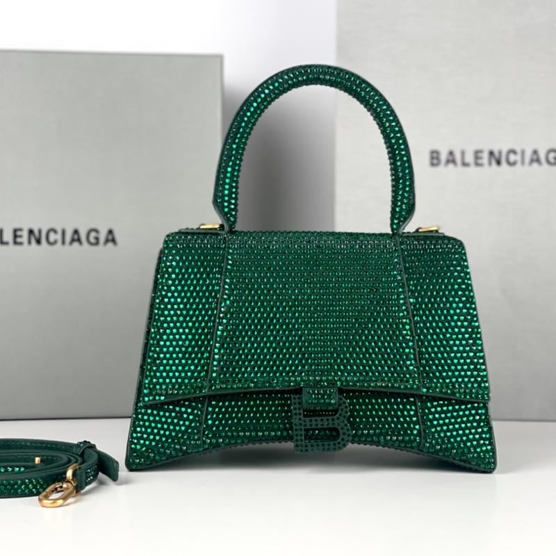 Balenciaga Bags 593546 Full Diamond Green